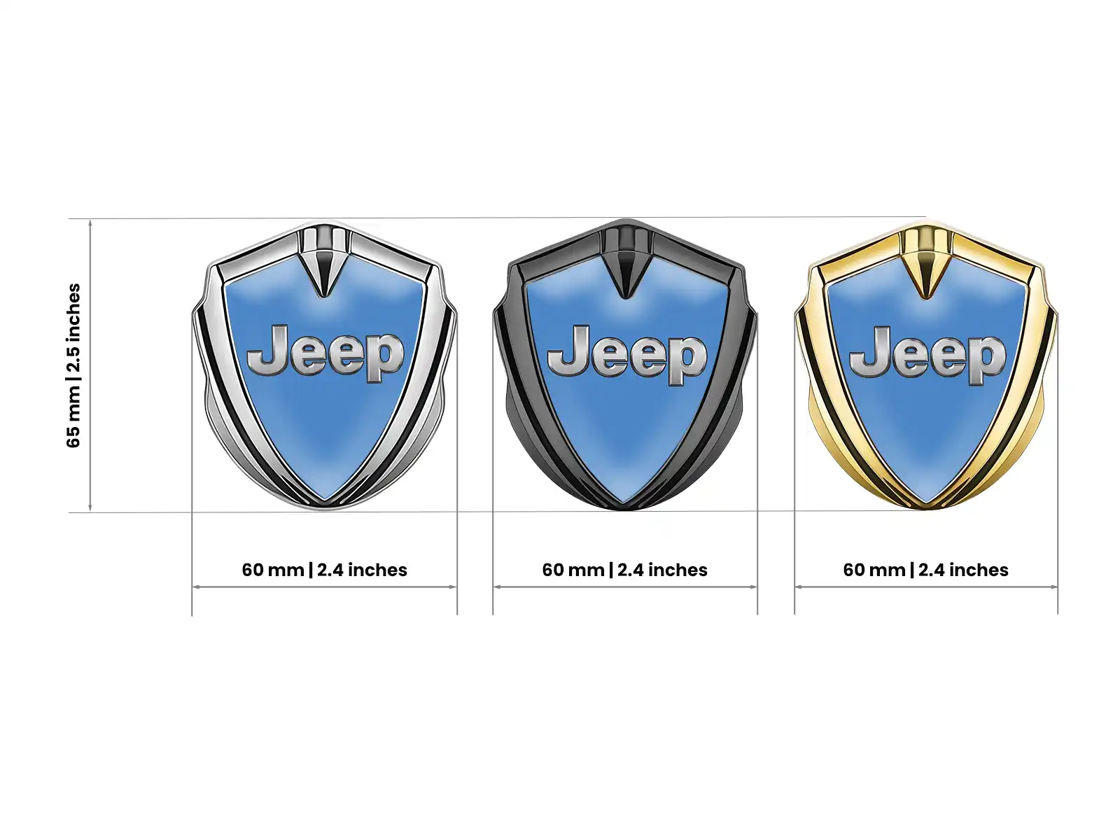 Jeep Emblem Auto Abzeichen Luxus Finish Legierung Design